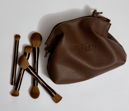 Complexion Collection - Brush Set + Bag