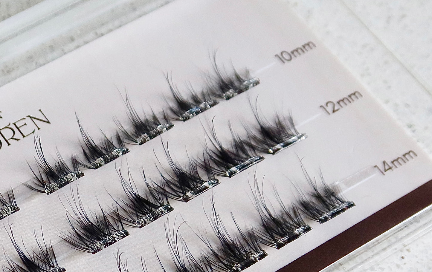 Pre-Glued Press-On Cluster Lashes #1