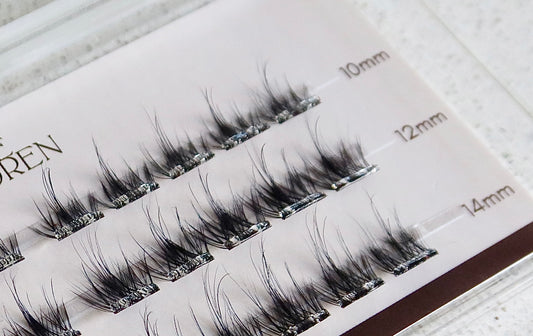 Pre-Glued Press-On Cluster Lashes #1